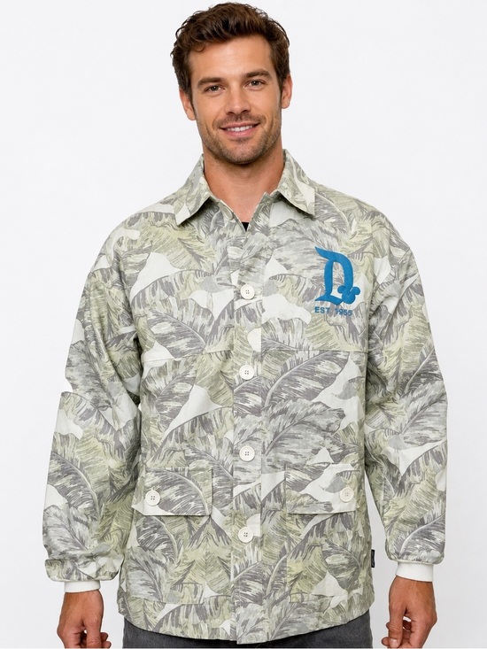 Disney Other - Disneyland Resort Spirit Jersey Shirt Men's Tropical Palm Button Up New Sz L